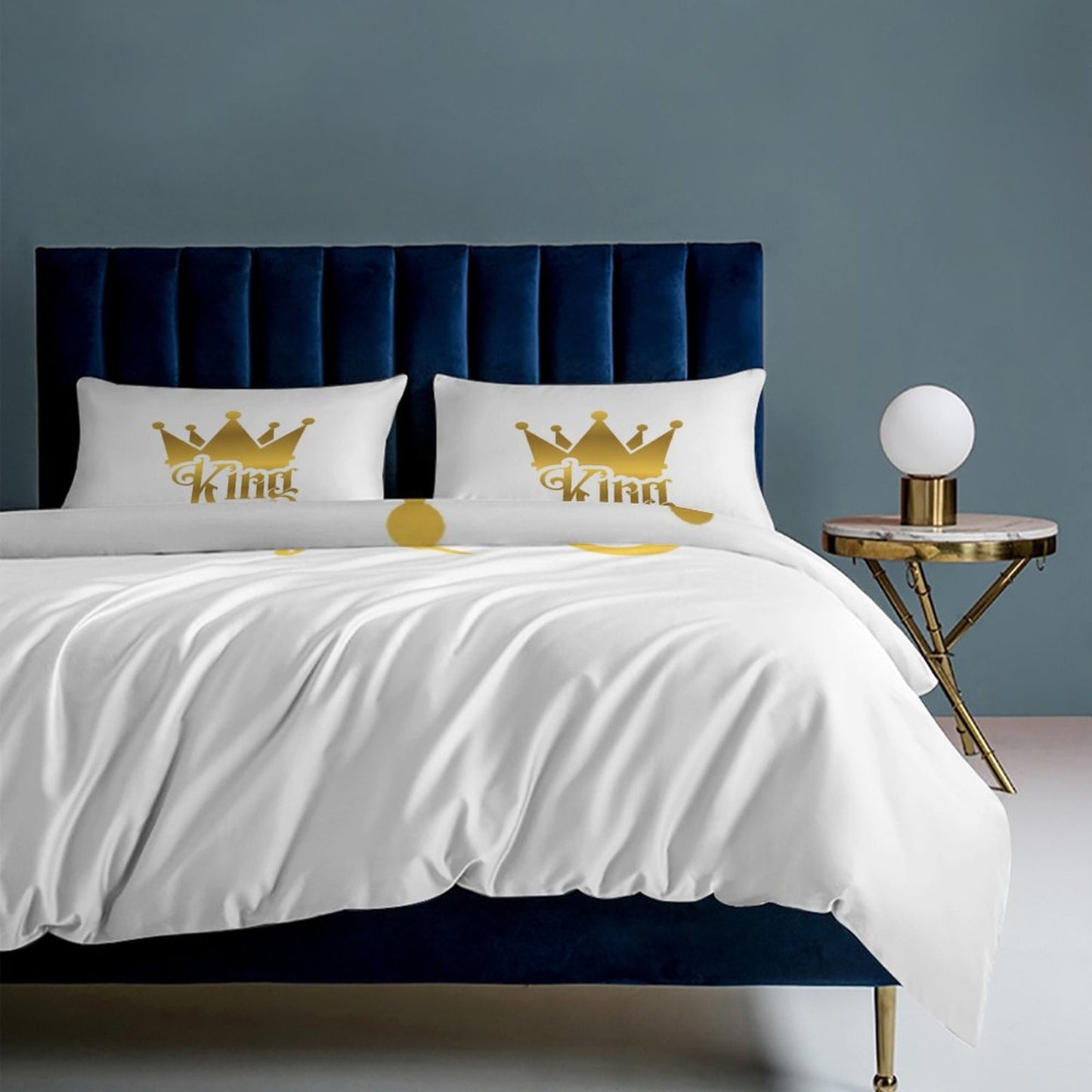 3-Piece Bedding Set-102"x90"/ 259x229cm (Dual-sided Printing)