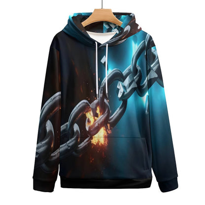 230gsm Men's Cool Hoodie with Double-layer Cap (All-Over Printing)