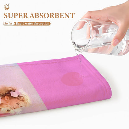 Coral Velvet Towel