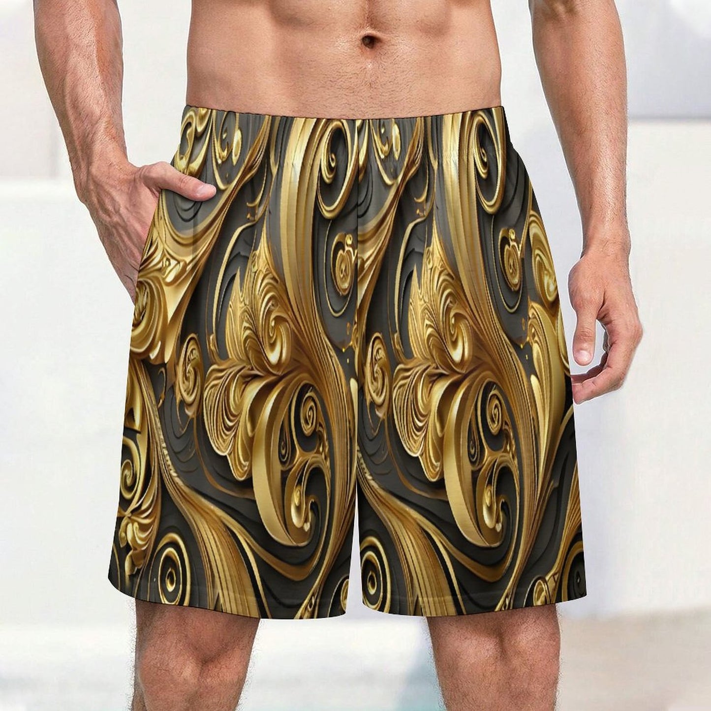 170gsm Pajama Shorts for Men(All-Over Printing)