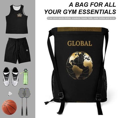 Waffle Cloth Drawstring Bag