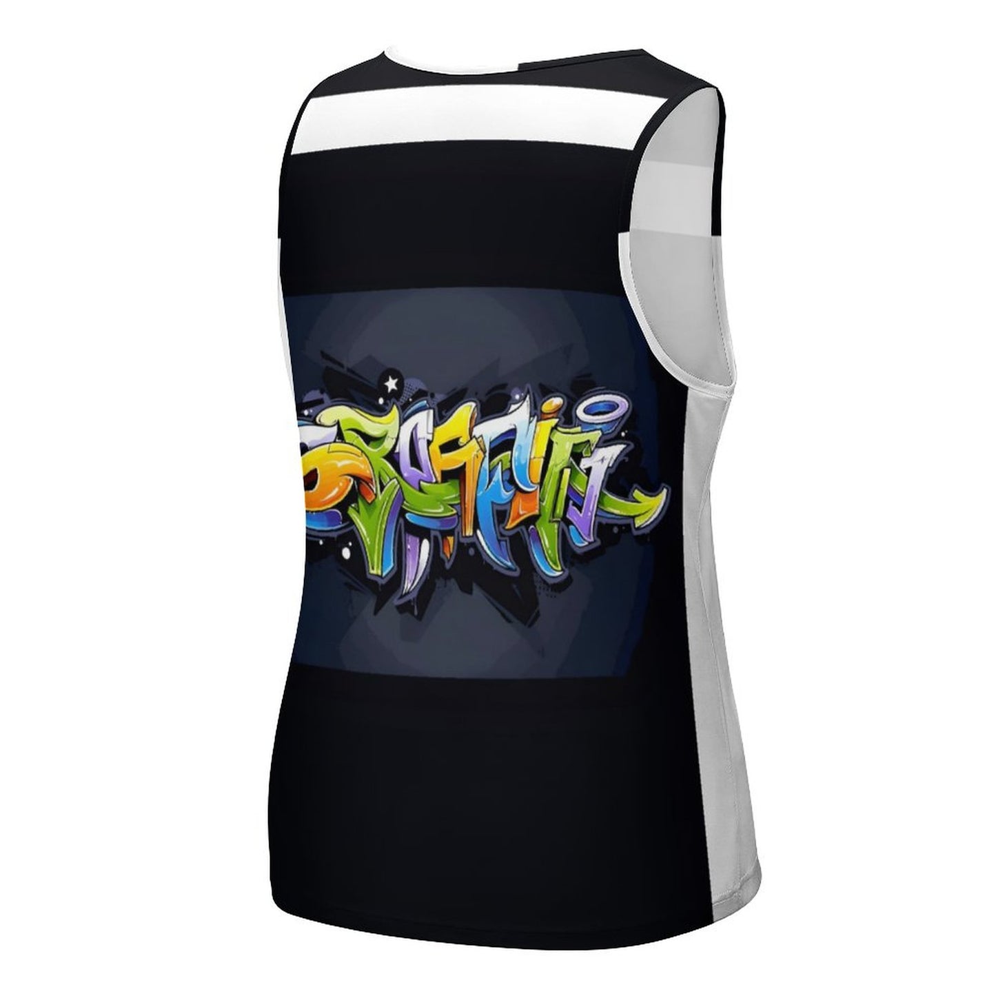 COLORFUL GRAFFITI Men's Tank Top-SMALL-5XL