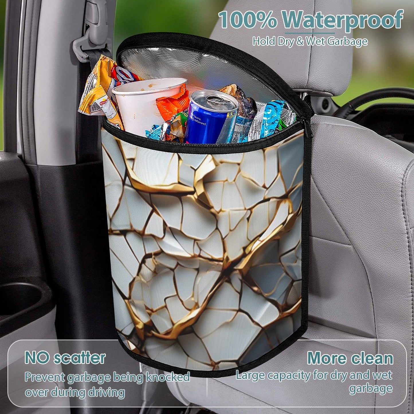 Collapsible Car Trash Bin