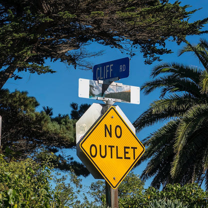 Slim Metal Tin Sign