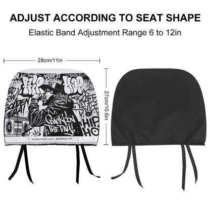 Custom Car Headrest Covers