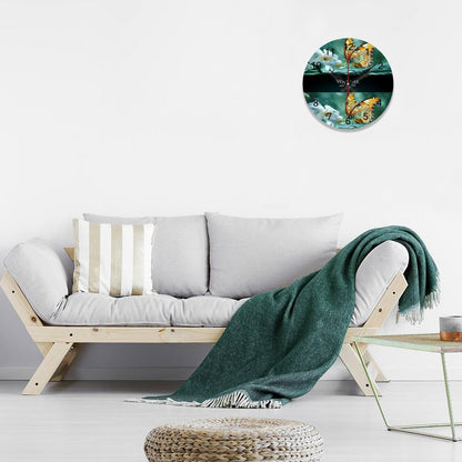 Concise Silent Wooden Wall Clock-9.84"x9.84"/ 25x25cm-YOU ARE ENOUGH
