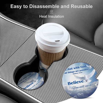 Car Coaster-BELIEVE
