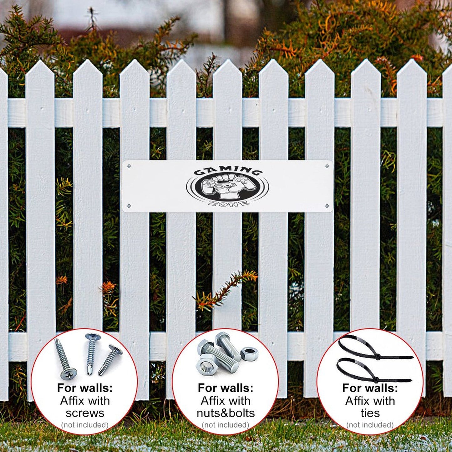 Slim Metal Tin Sign