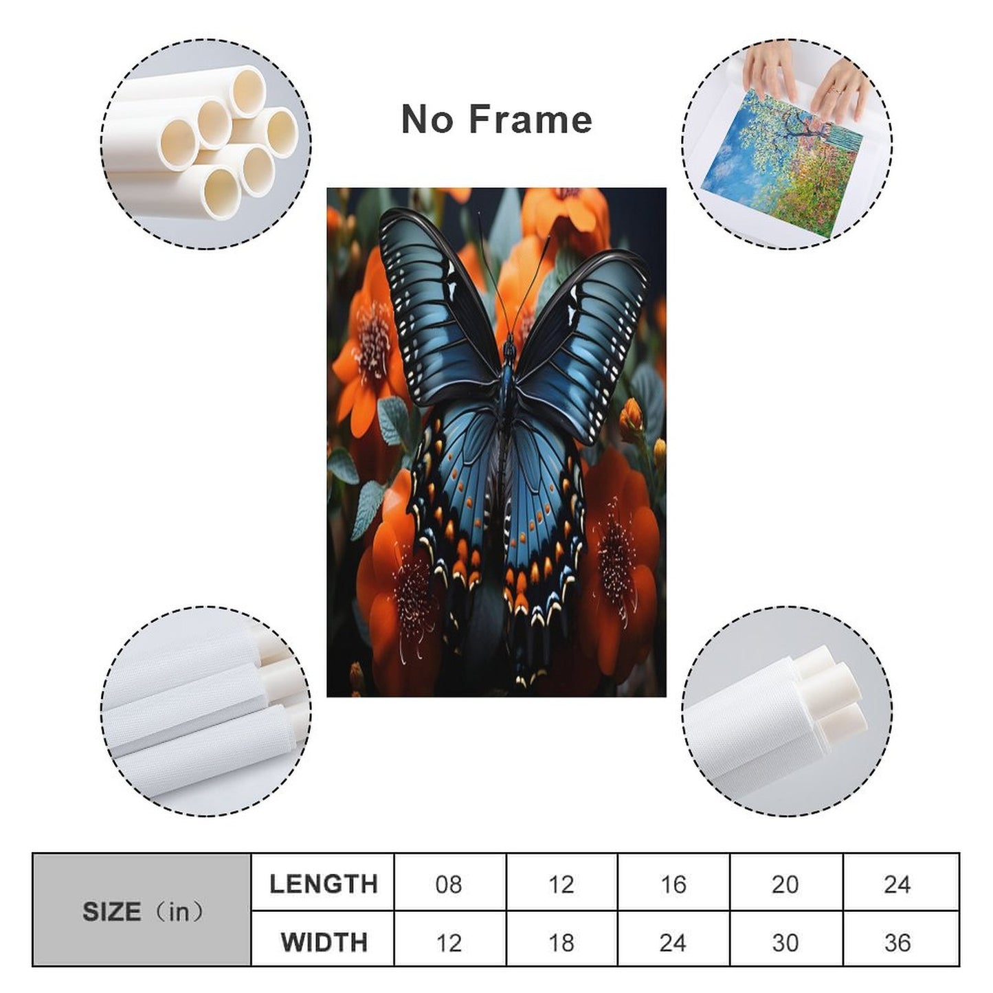 Unframed Art Prints (Vertical 2:3)-8x12 inch/12x18 inch
