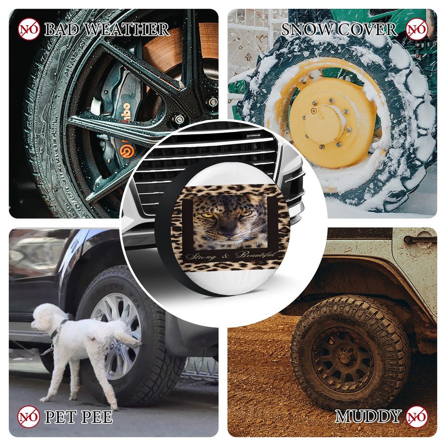 Oxford Cloth Tire Cover