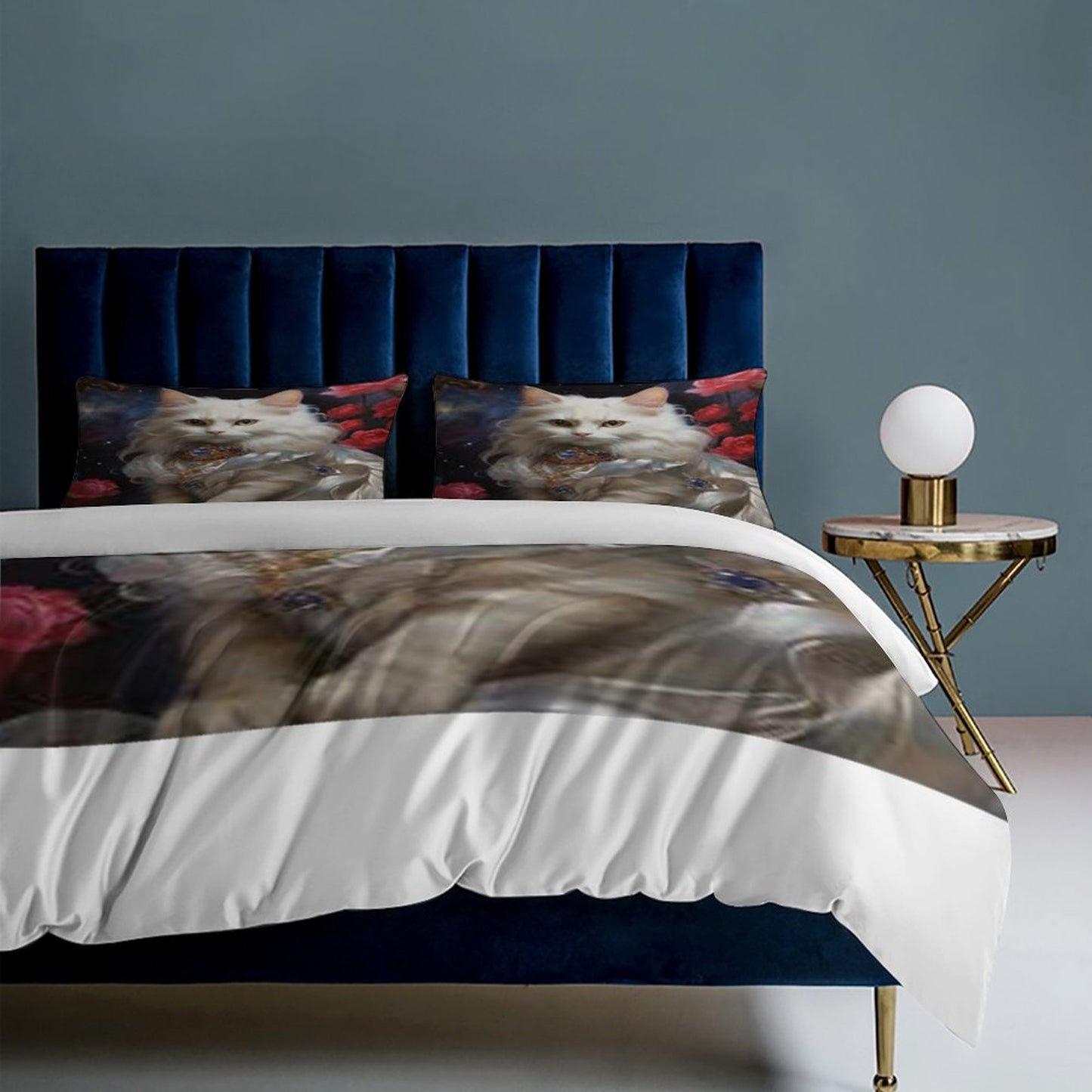 3-Piece Bedding Set-102"x90"/ 259x229cm (Dual-sided Printing)