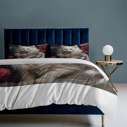 3-Piece Bedding Set-102"x90"/ 259x229cm (Dual-sided Printing)