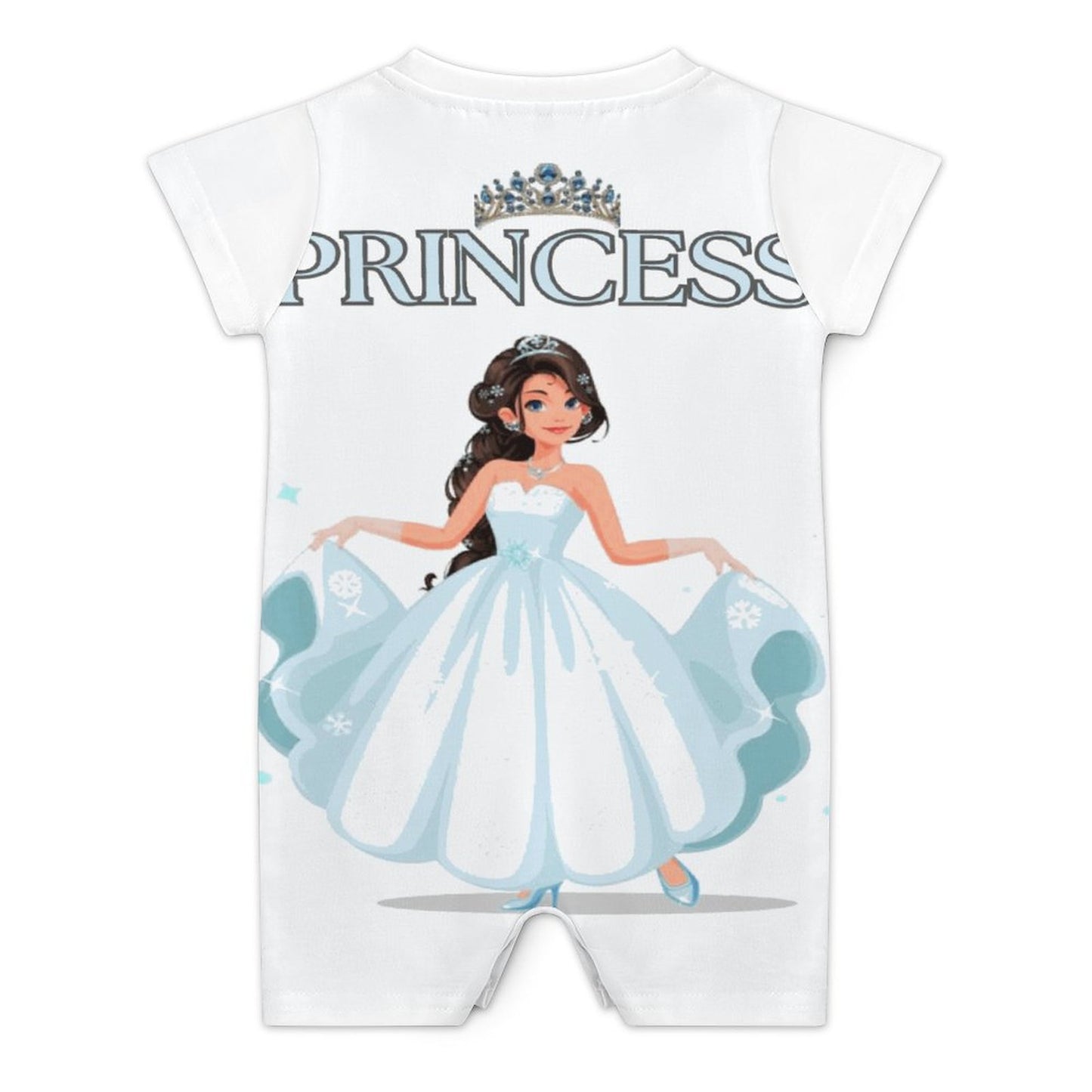 Short Sleeve Baby Bodysuit Romper PLR (All-Over Printing)