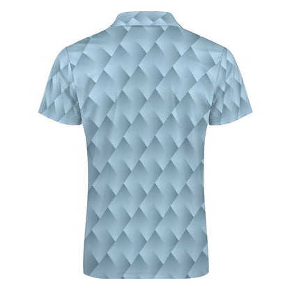 Men's Short Sleeve POLO Shirt with Zipper B470 (All-Over Printing)