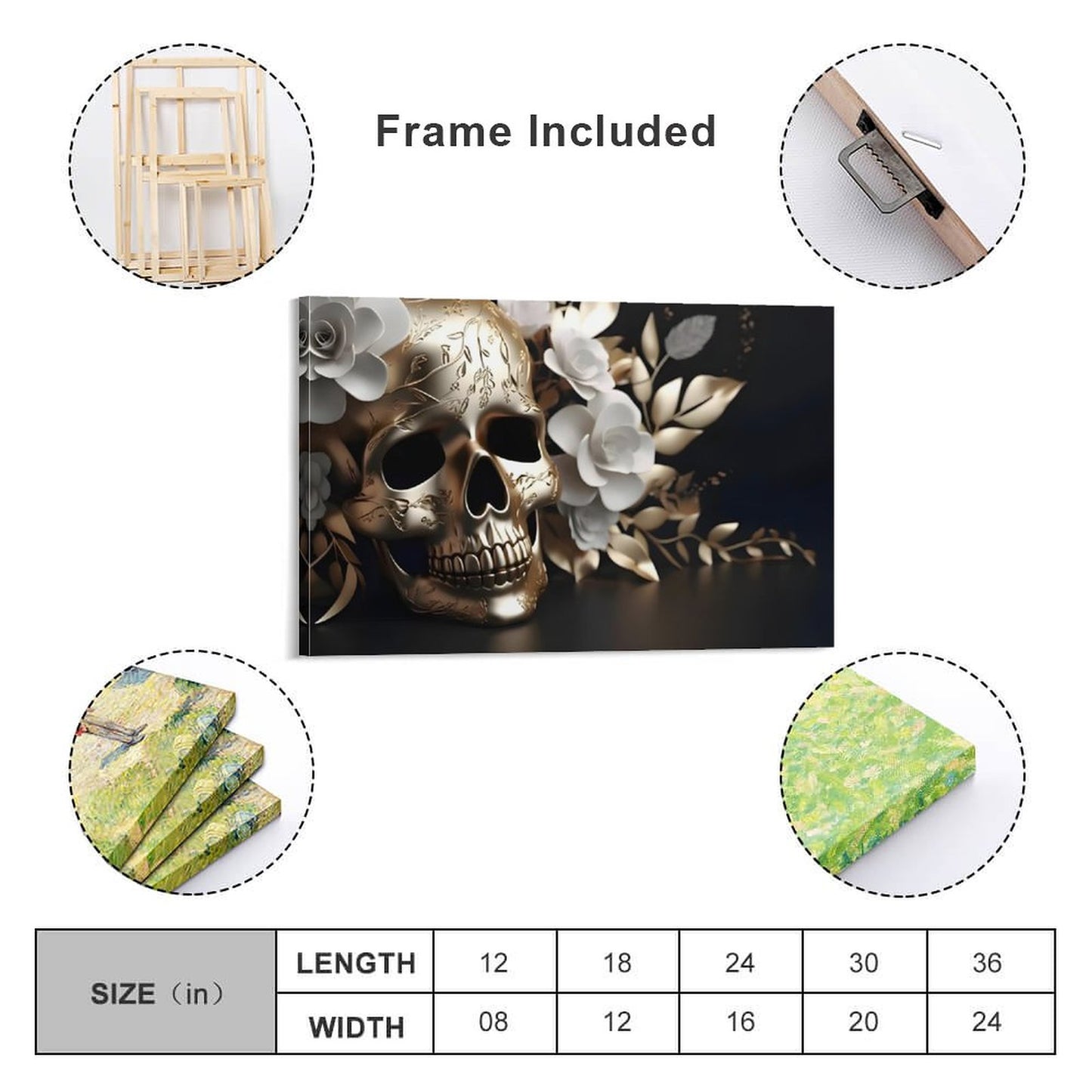 Hanging Poster (Horizontal 3:2)-12x18 inch/ 8x12 inch
