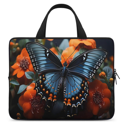 Custom Laptop Case for Your Device-BLUE BUTTERFLY