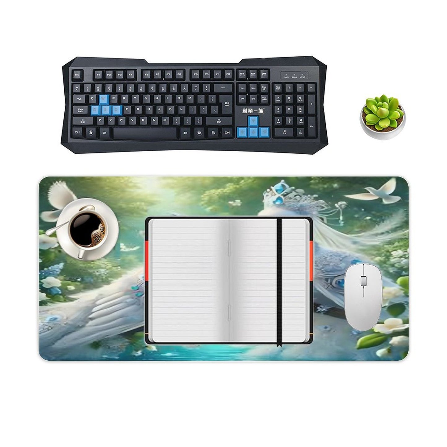Large Desk Pad Protector without Stitched Edges-12''×24''/ 30x60cm