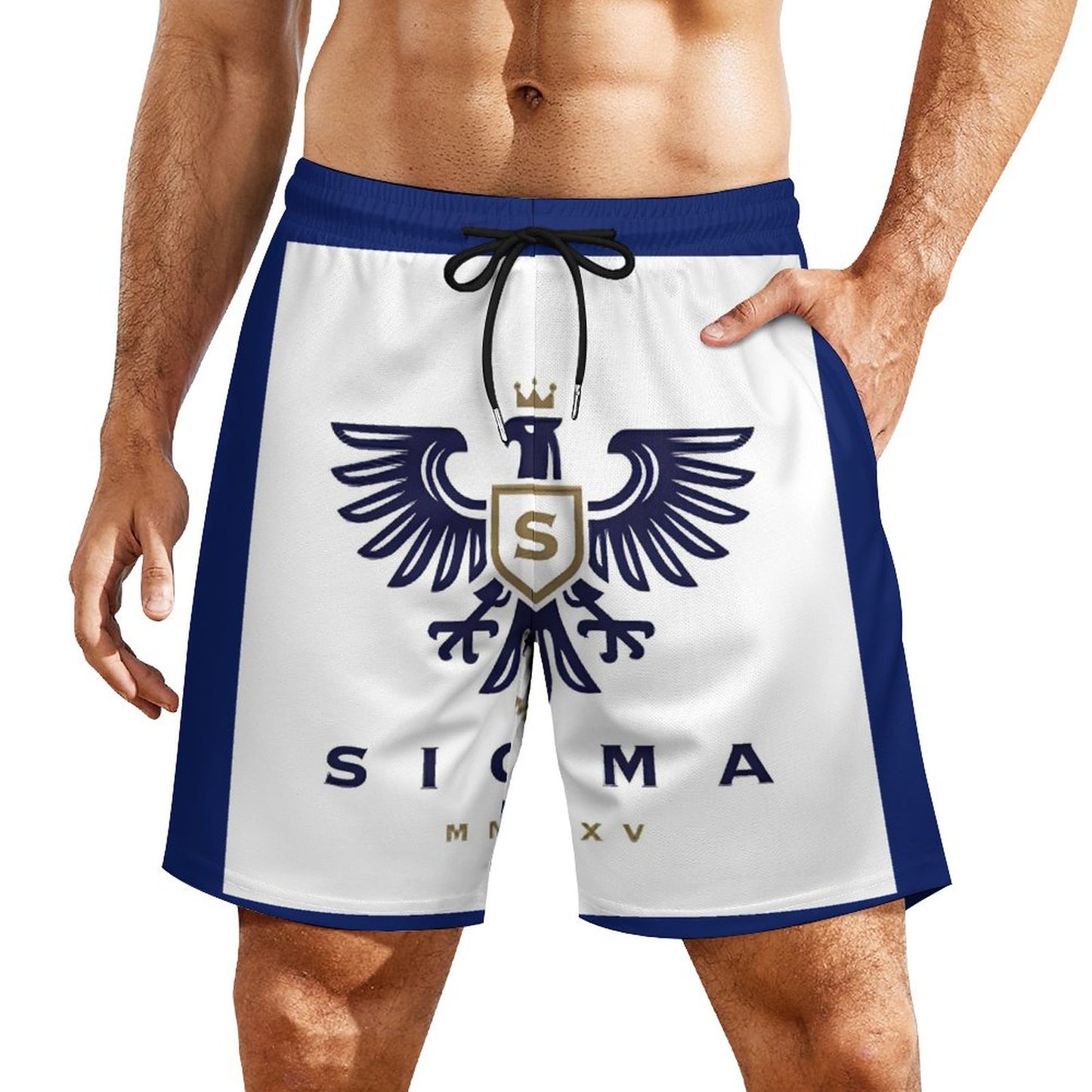 Men's Beach Shorts with 4 Pockets