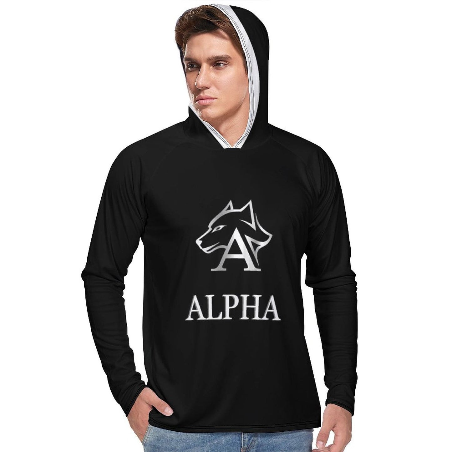 Men's Long Sleeve Hoodie NZ145 (All-Over Printing)