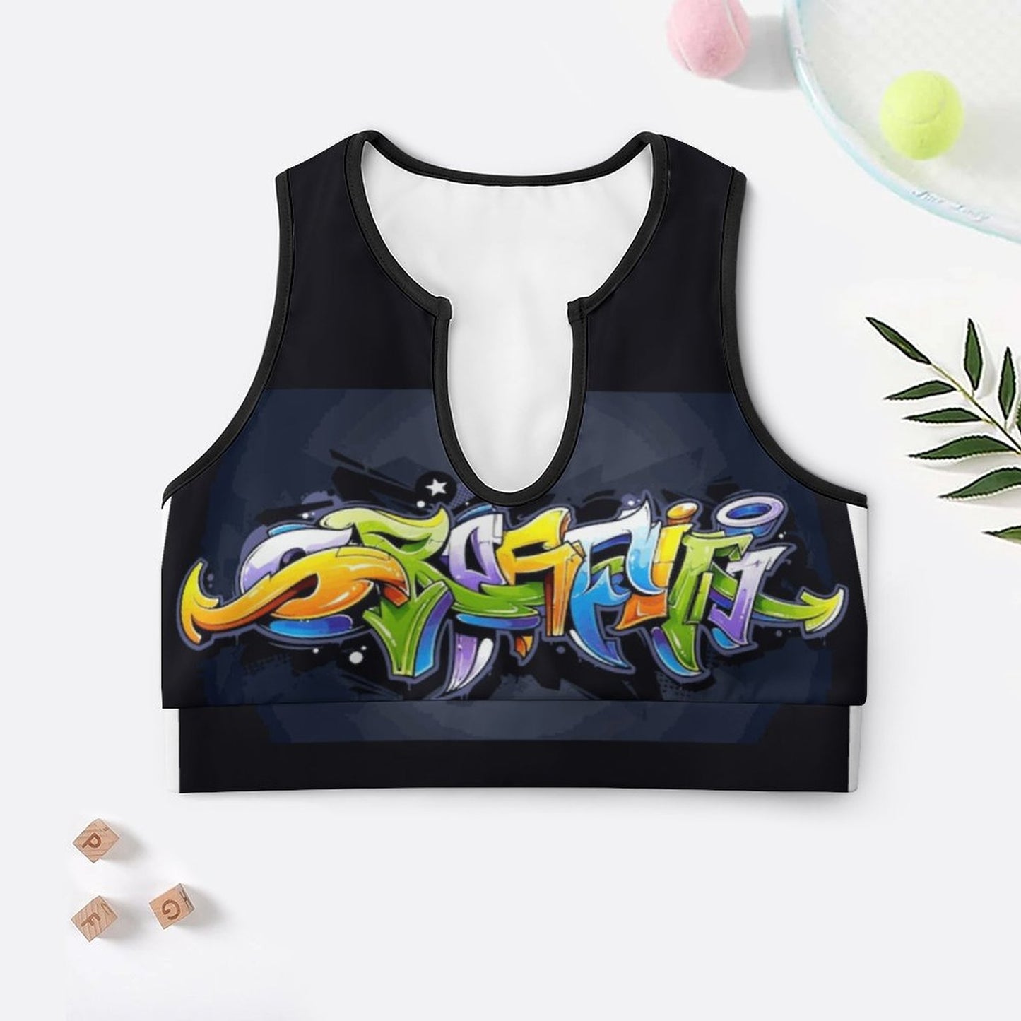 COLORFUL GRAFFITI Yoga Tank Top