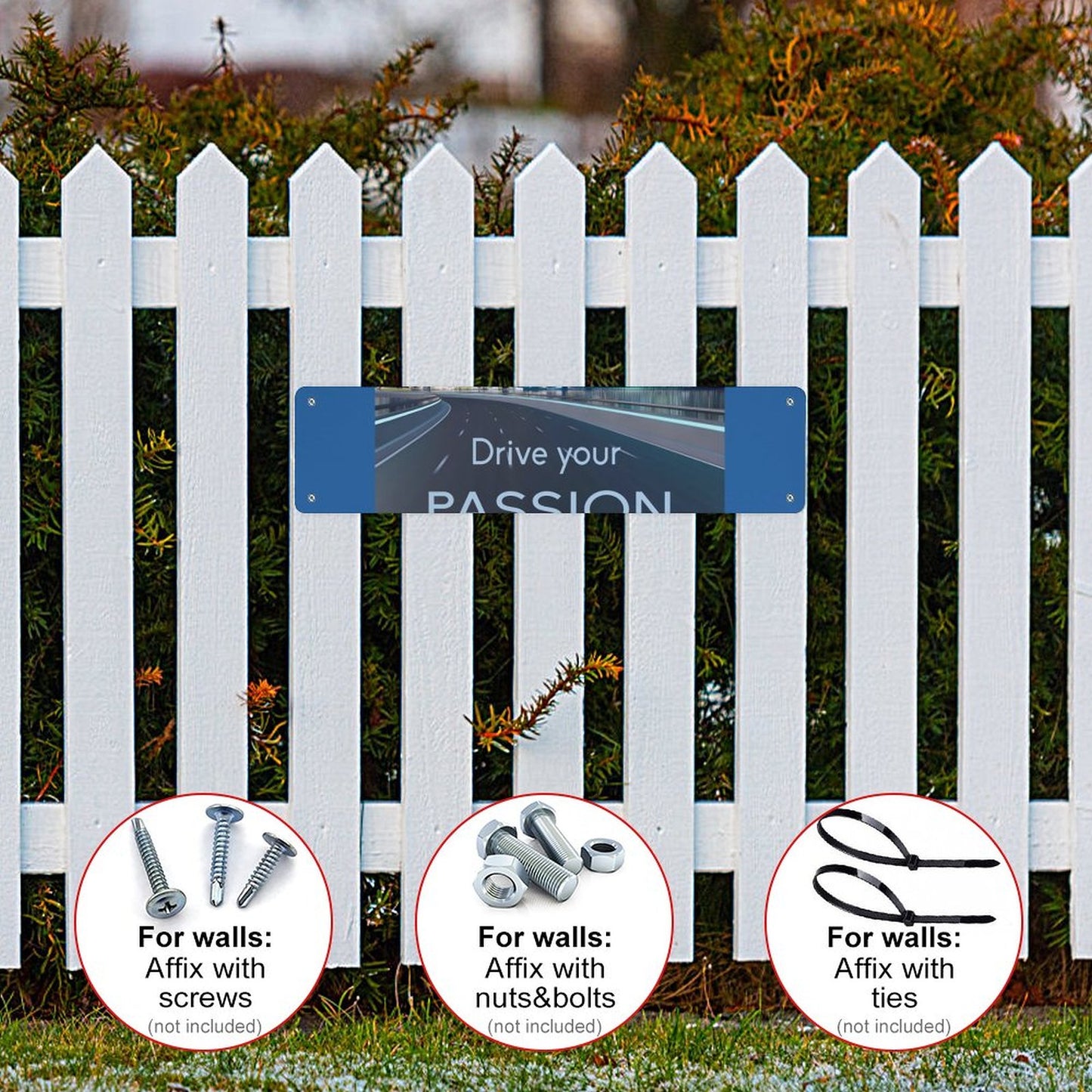 Slim Metal Tin Sign