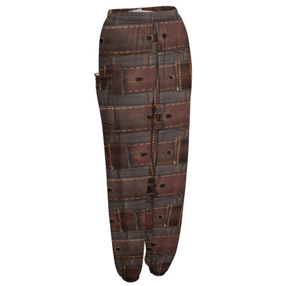 RUGGED LEATHER BUCKLE Print Casual Yoga Pants-SMALL-2XL