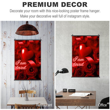 Canvas Hanging Poster with Scrolls-16"x24"/ 40x60cm