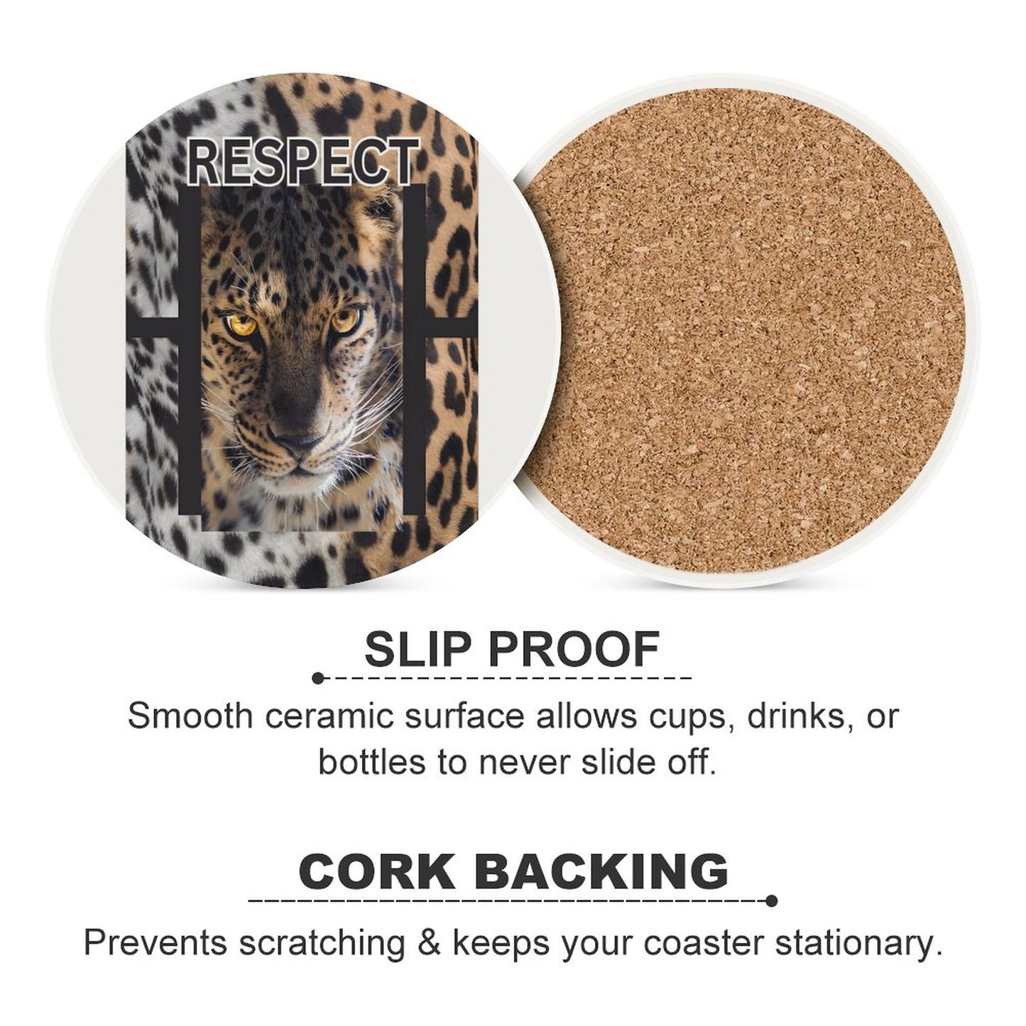 Round Ceramic Coaster