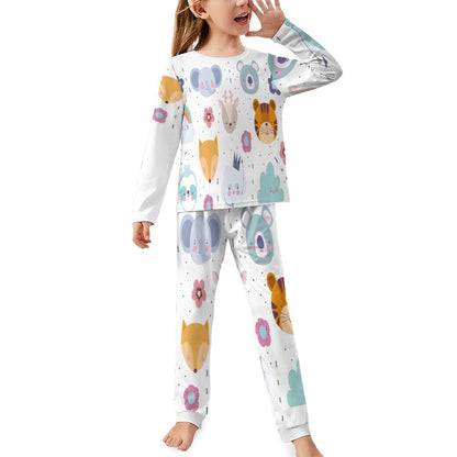 Long Sleeve Girls Nightwear JTZ (All-Over Printing)