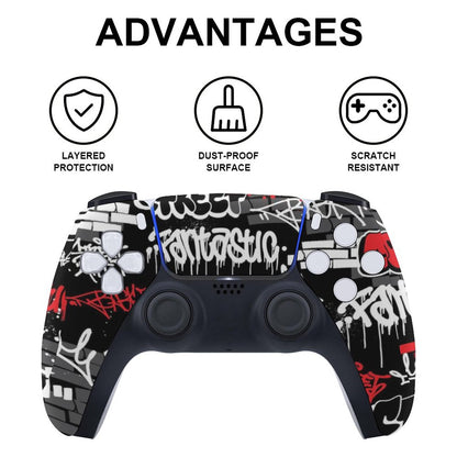 Custom PS5 Controller Stickers (Dis Version)