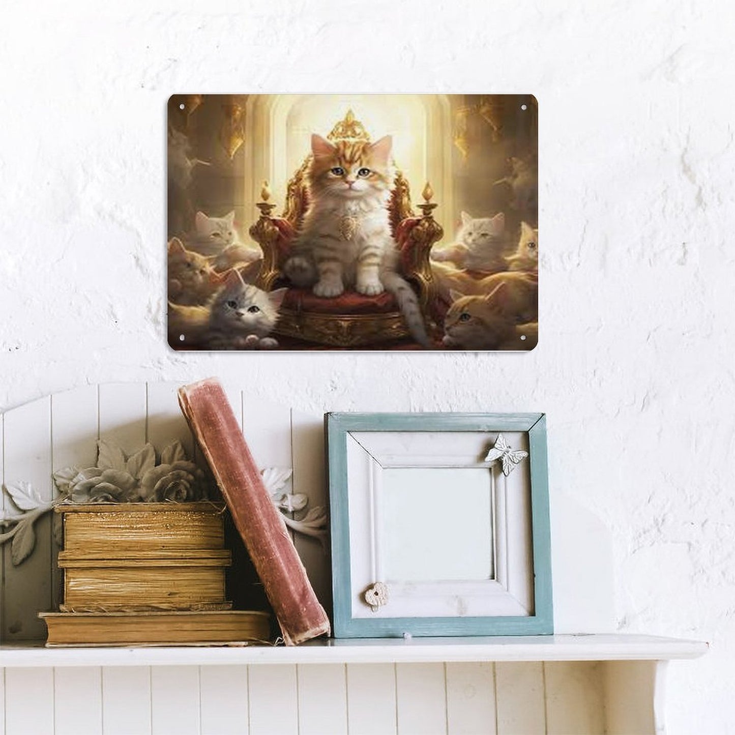 Horizontal Personalized Metal Wall Art Tin Sign-5.5"x7.9"/14x20cm