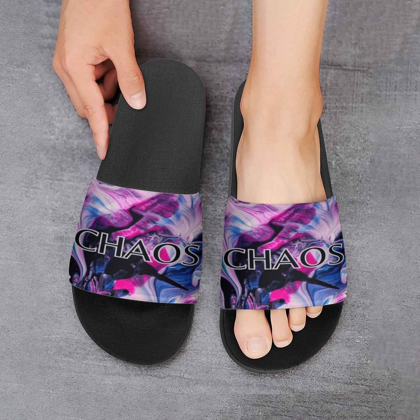 CHAOS Unisex PVC Slippers or Slides