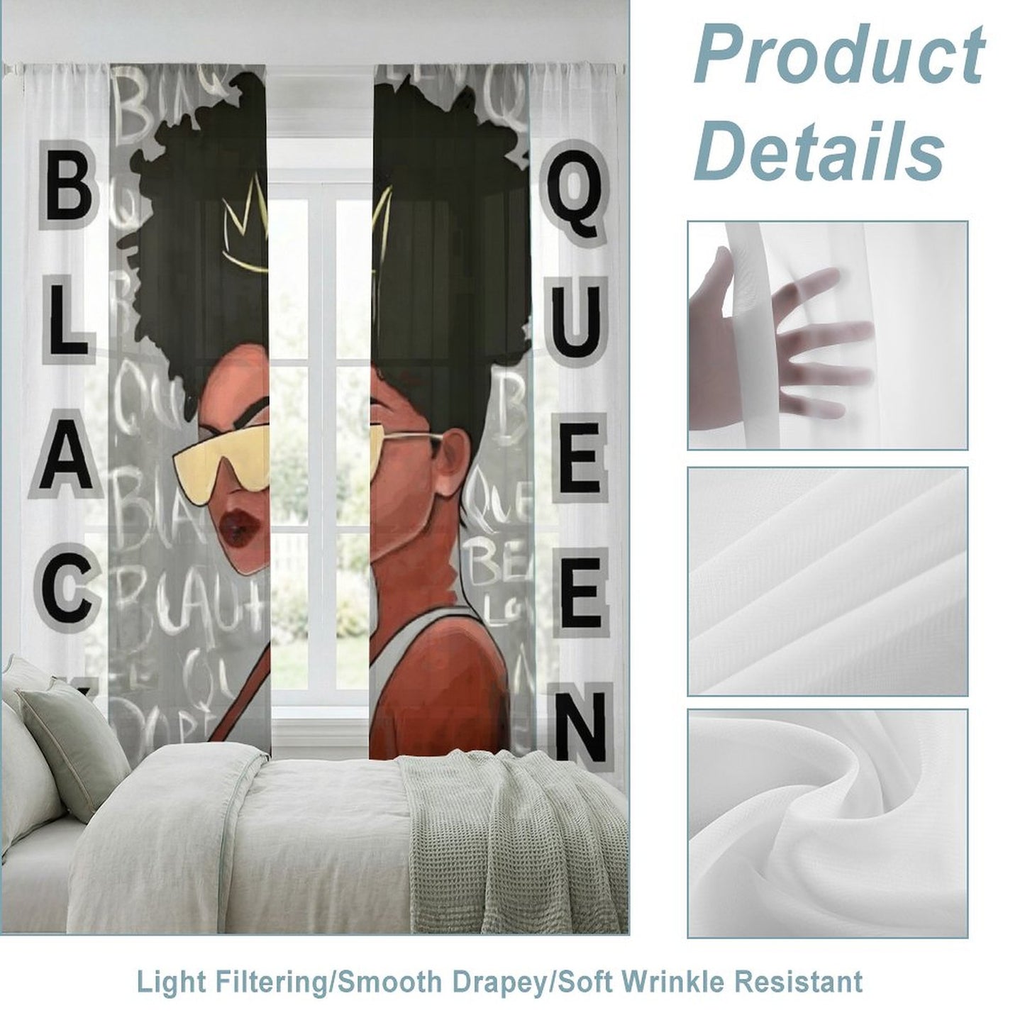 Sheer Curtain(All-Over Printing)