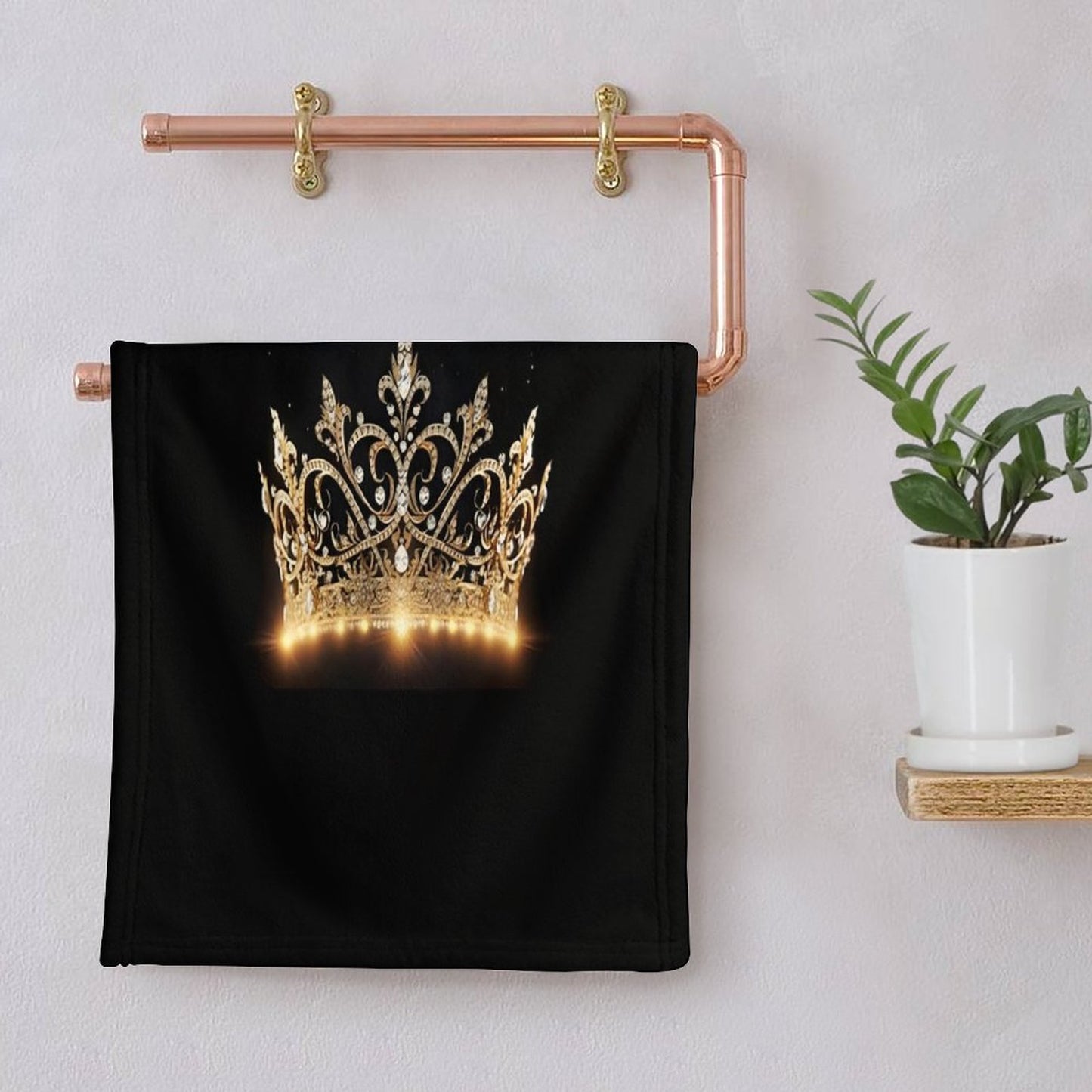 Coral Velvet Towel