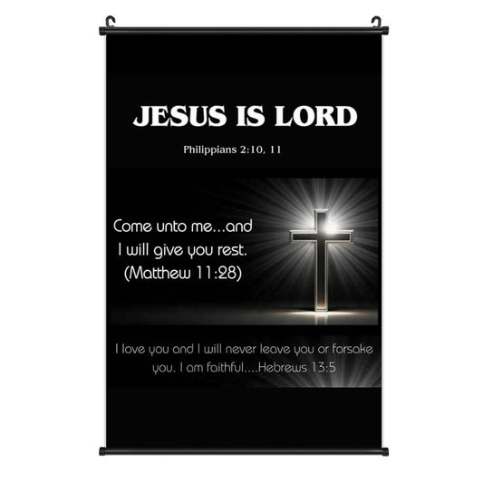 Canvas Hanging Poster with Scrolls-16"x24"/ 40x60cm