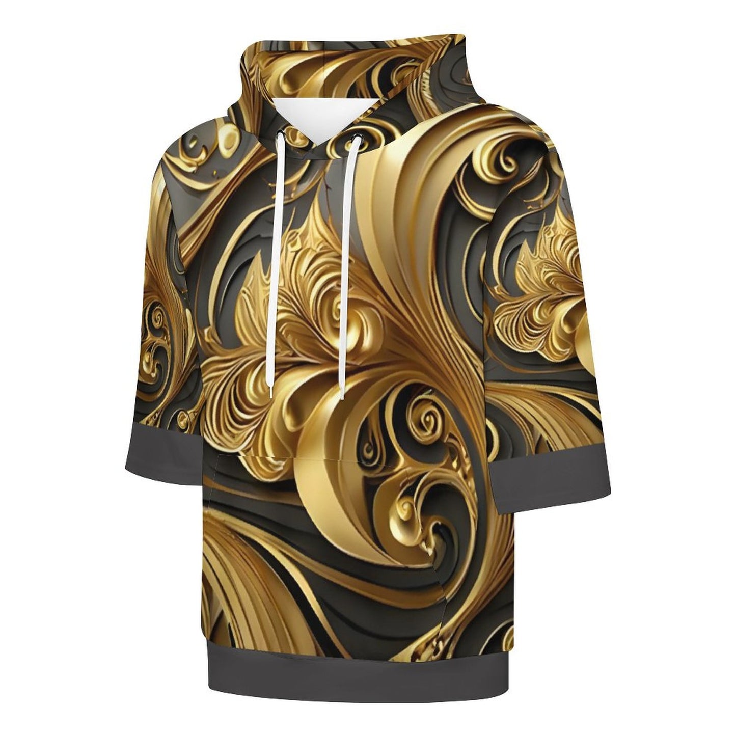 280gsm Half Sleeve Hoodie(All-Over Printing)
