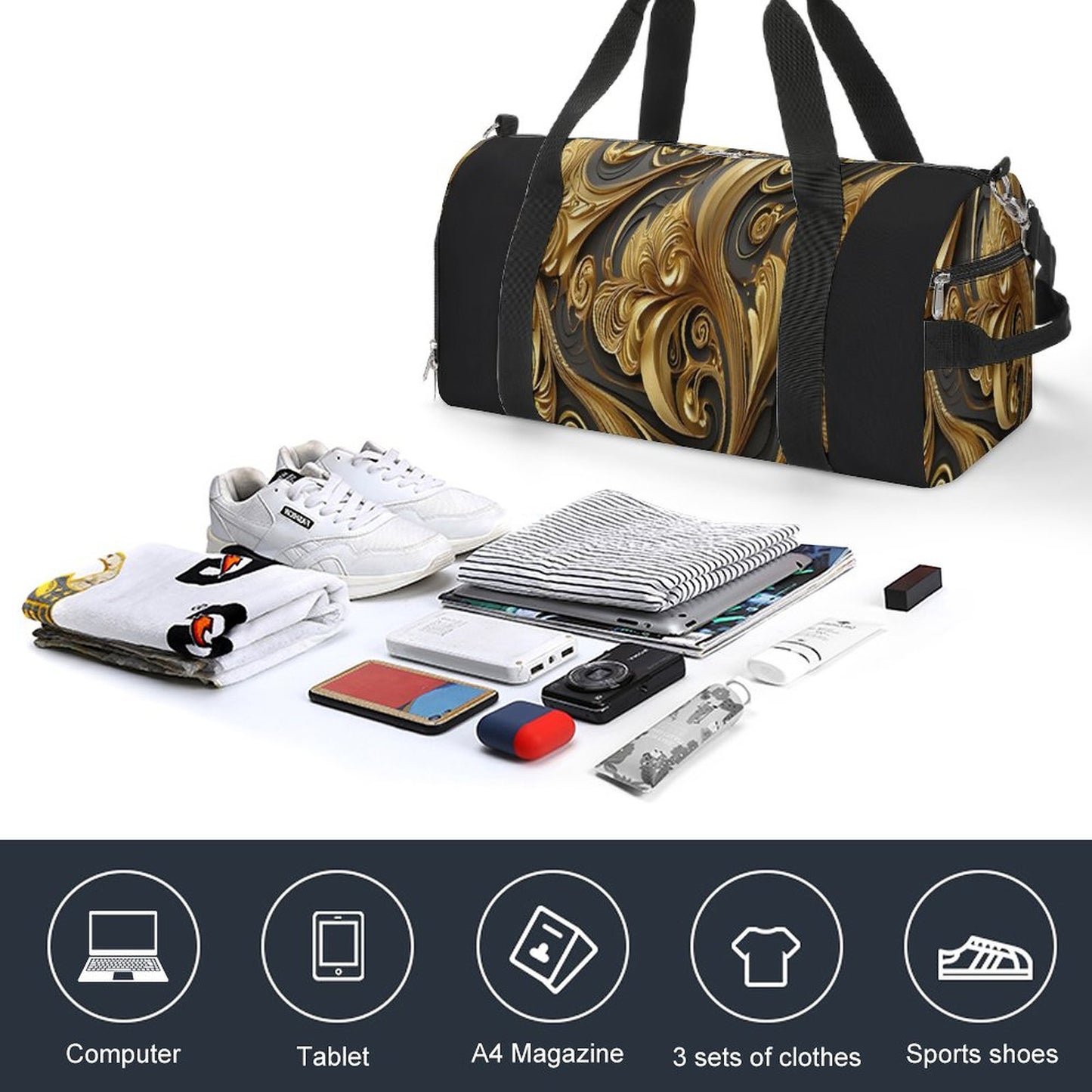 Gym bag A017 Large Capacity Sports Duffel