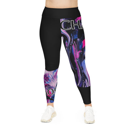 CHAOS Plus Size Leggings (black)-2XL-6XL