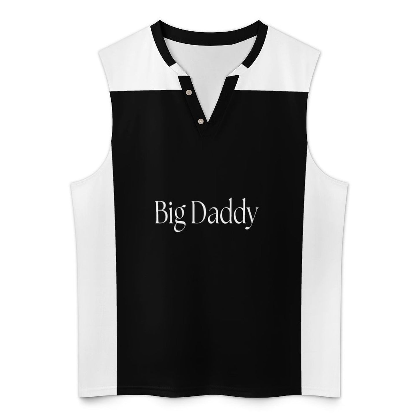 Henley Neck Vest-BIG DADDY*****S-5XL