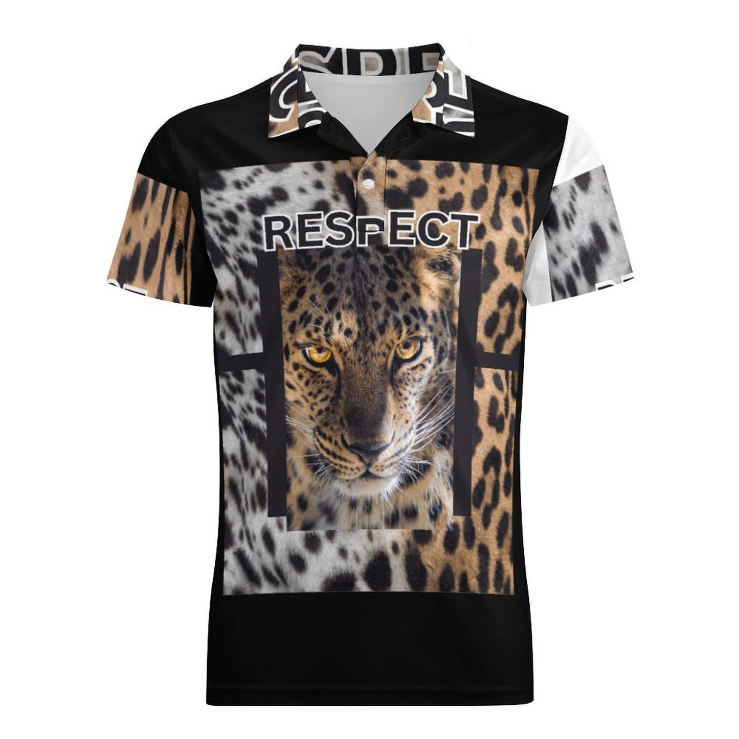 Short Sleeve Men's POLO T-shirt (All-Over Printing)