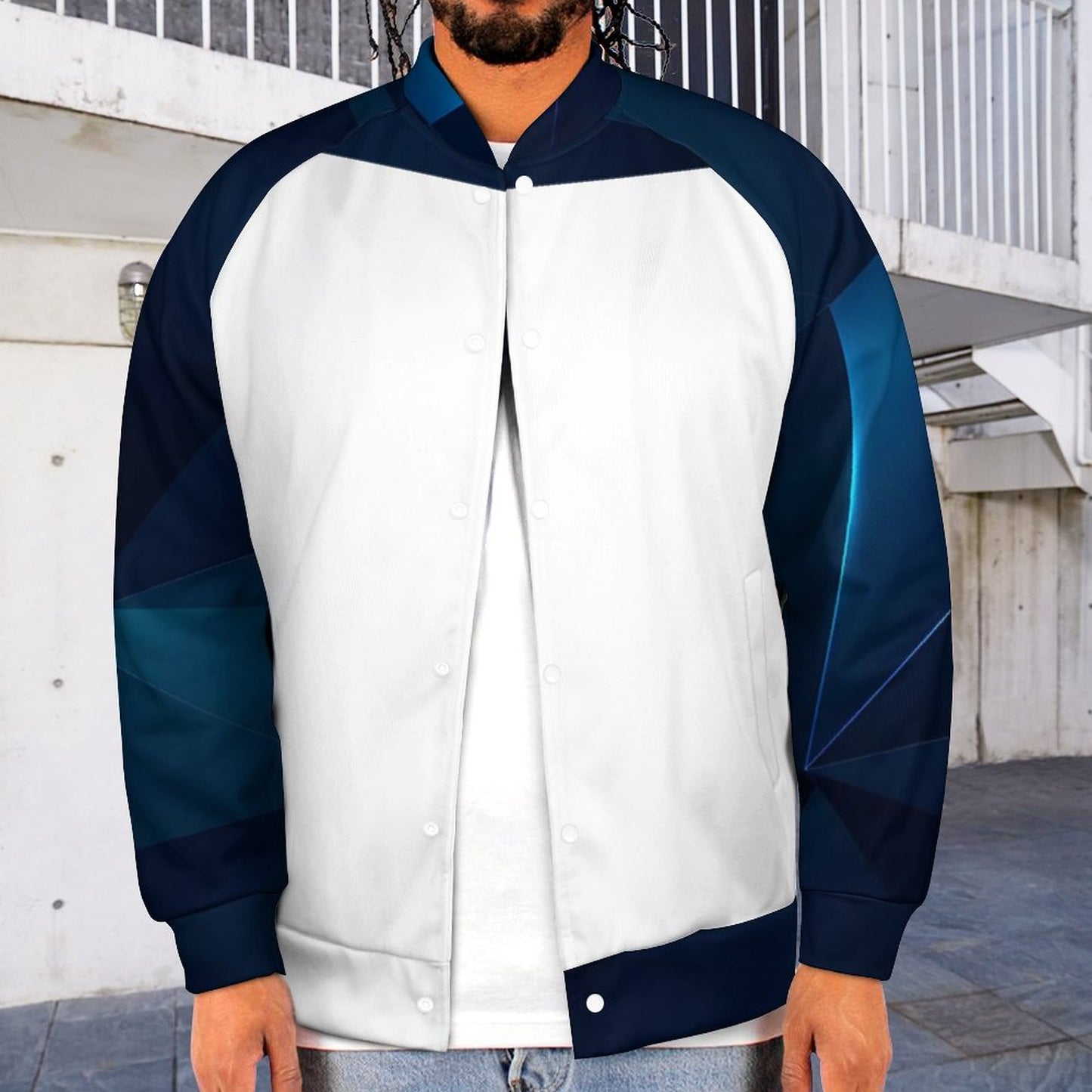 Men's Baseball Jacket (All-Over Printing)