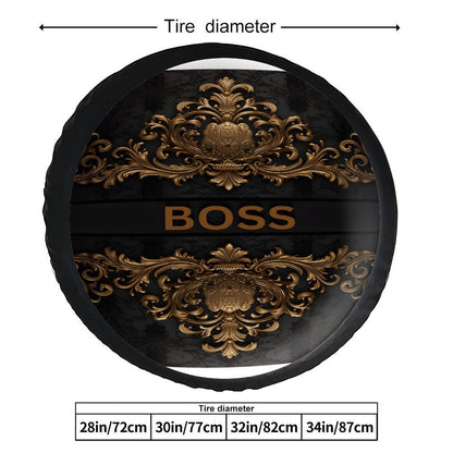Leather Tire Cover(One-sided Printing)