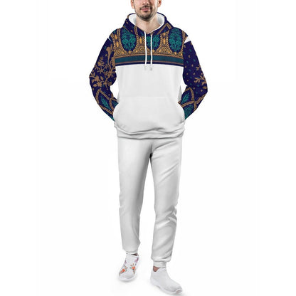 250gsm Imitation Cotton Hoodie & Joggers Set 4T03 (All-Over Printing)