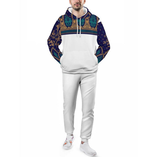 250gsm Imitation Cotton Hoodie & Joggers Set 4T03 (All-Over Printing)
