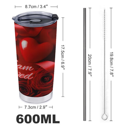 Car Travel Mug Set with Cleaning Kit (590ml/20oz)