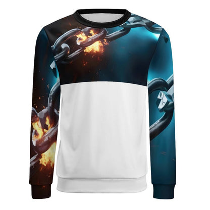 250gsm Round Neck Men's Sweatshirt 4T35 (All-Over Printing)