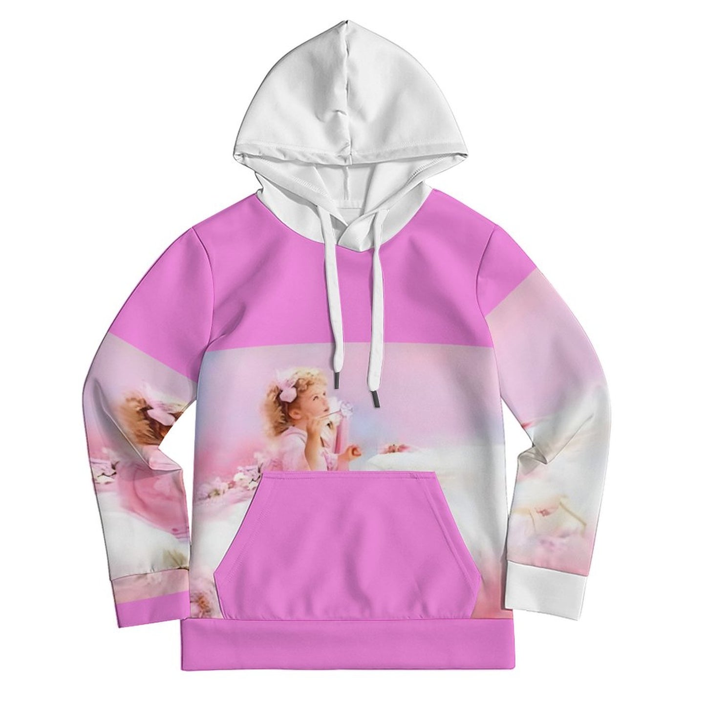 160gsm Children's Lightweight Pullover Hoodie A38H (All-Over Printing)