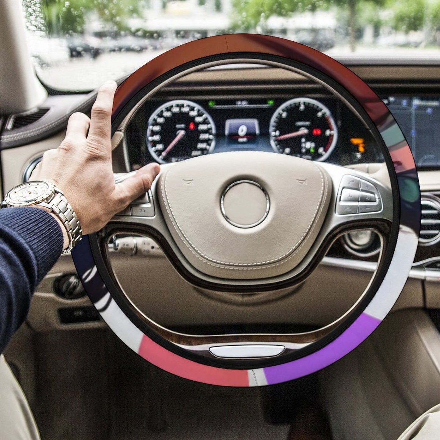 Car Steering Wheel Cover