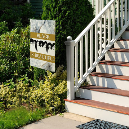 Personalized Flax Garden Flag (Identical Dual-sided Printing)