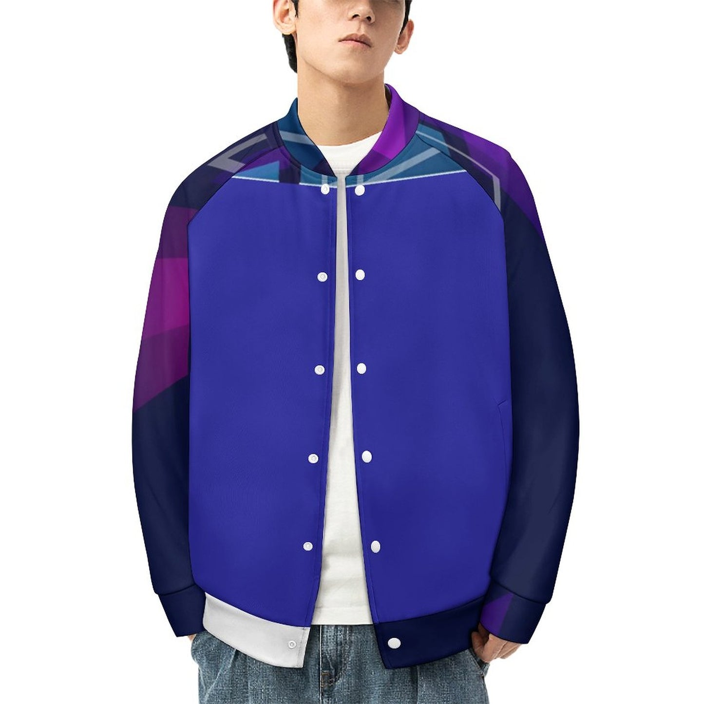 Men's Baseball Jacket (All-Over Printing)